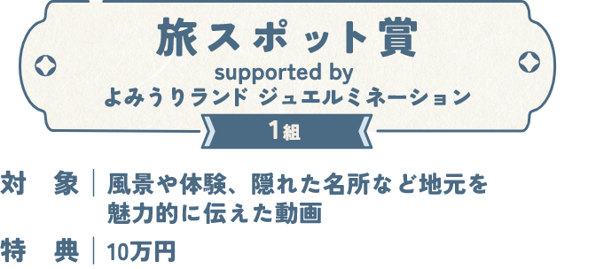 旅スポット賞 1組
